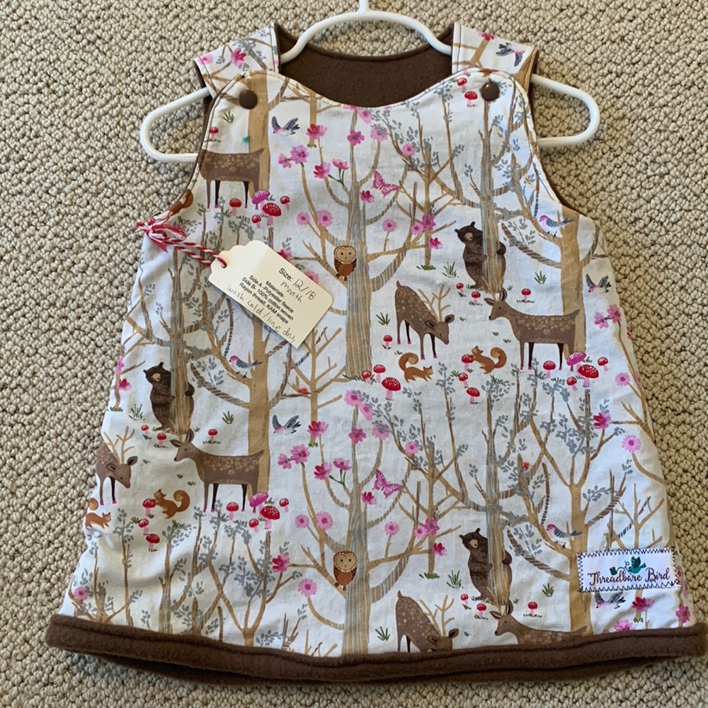 Handmade reversible dress